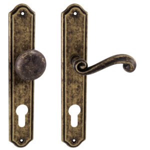 TI - CARLA - SO 704 guľa/kľučka pravá PZ 90 mm Bronz antik