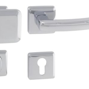 MI - QB SECUR / ARTE - HR PLUS madlo/kľučka pravá Chróm lesklý