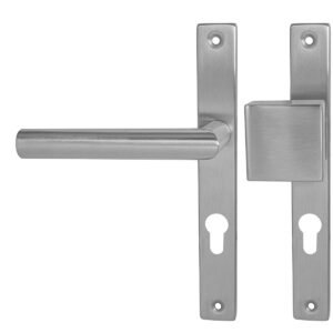 MP - FAVORIT - SHU madlo/kľučka ľavá PZ 72 mm Nerez matná