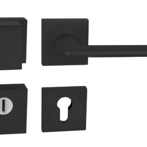 TI - CUBO/ELIPTICA - HR kľučka/kľučka Čierna matná