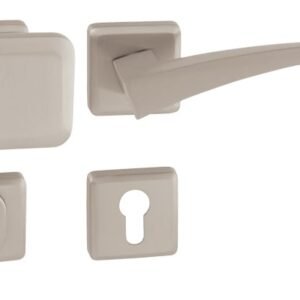 MI - QB SECUR / COMET - HR PLUS madlo/kľučka pravá Nikel matný