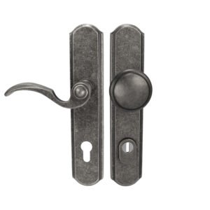 MI - LYON/RAMA PLUS G - SO guľa/kľučka ľavá 72 mm Sivá antik