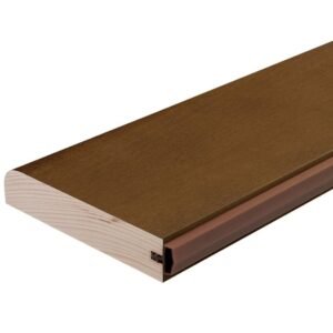 TD - DREVENÝ PRAH S TESNENÍM - BUK ORECH SVETLÝ 8 cm, 120 cm