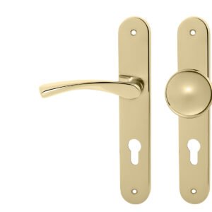 FO - FAN - SO guľa/kľučka ľavá PZ 90 mm Zlatá lesklá