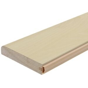 TD - DREVENÝ PRAH S TESNENÍM - BUK PRÍRODNÝ 16 cm, 140 cm