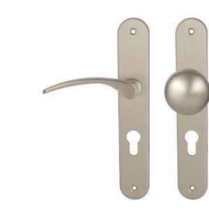 MP - LAURA ECO - SO guľa/kľučka ľavá PZ 90 mm Nikel matný