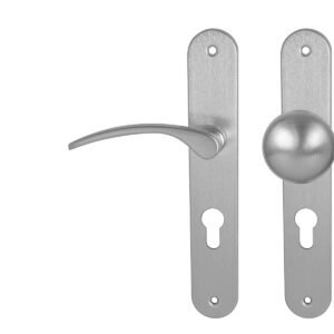 MP - LAURA ECO - SO guľa/kľučka ľavá PZ 90 mm Chróm matný