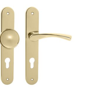 FO - FAN - SO guľa/kľučka pravá PZ 90 mm Zlatá lesklá