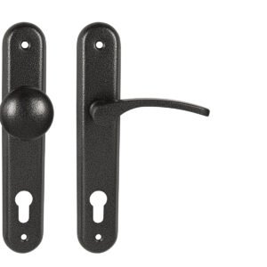 KE - LAURA - SO guľa/kľučka pravá PZ 90 mm Sivá antik