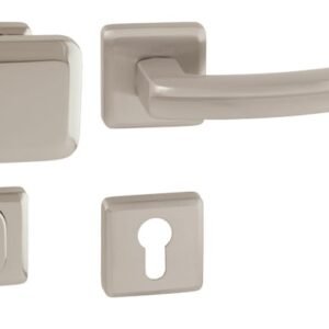 MI - QB SECUR / ARTE - HR PLUS madlo/kľučka pravá Nikel matný