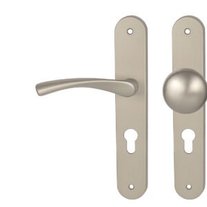 MP - FAN ECO - SO guľa/kľučka ľavá PZ 90 mm Nikel matný