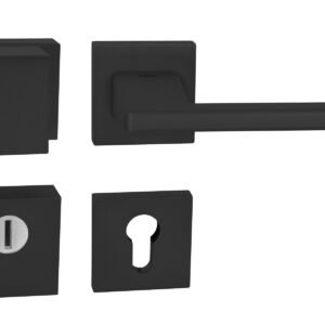 TI - CUBO/JUNIOR - HR madlo/kľučka ľavá Čierna matná