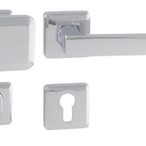 MI - QB SECUR / CLOUD - HR PLUS madlo/kľučka ľavá Chróm lesklý