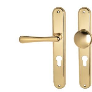 NI - ELEGANT - SO guľa/kľučka ľavá PZ 90 mm Zlatá lesklá