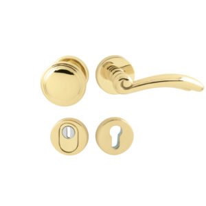 MI - LYON / FIRENZE - R PLUS G guľa/kľučka pravá Zlatá lesklá