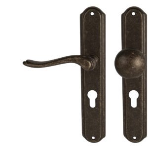 MP - ROMEO - SO guľa/kľučka pravá PZ 72 mm Bronz antik