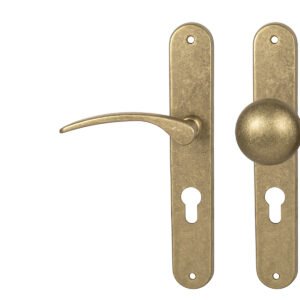 MP - LAURA - SO guľa/kľučka ľavá PZ 90 mm Zlatá matná